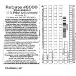 Menards 11 Price Adjustment Rebate Form 2022 MenardsRebate Form