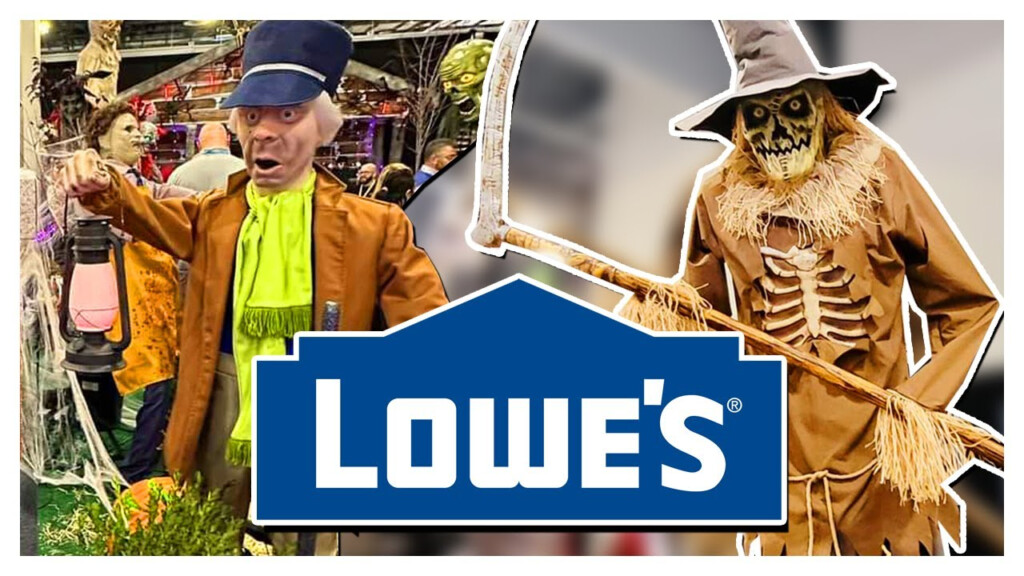 Lowes Halloween 2023 DISPLAY ANIMATRONICS LEAKED 12ft Scarecrow 