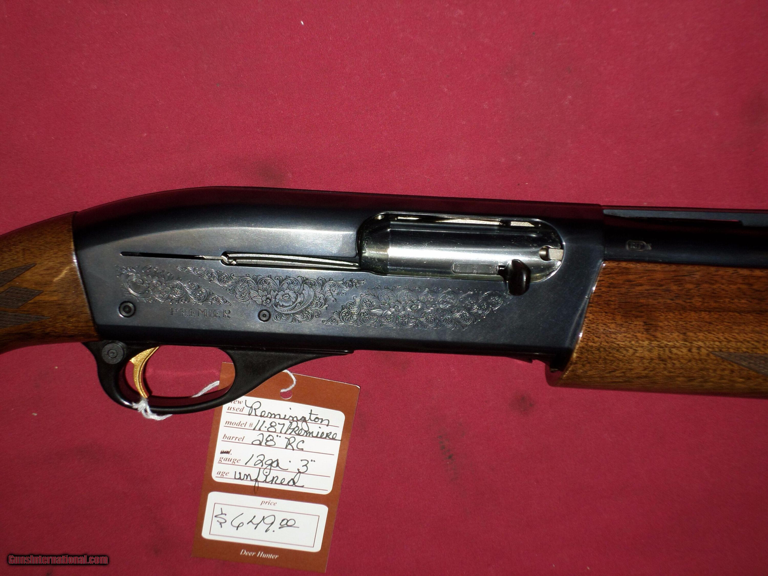 SOLD Remington 11 87 Premier 12 Ga SOLD